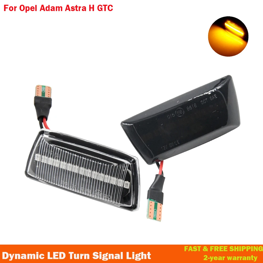 

2X светодиодный динамический последовательный указатель поворота для светильник Astra H Zafira B Corsa D Insignia A Meriva B Chevrolet Cruze