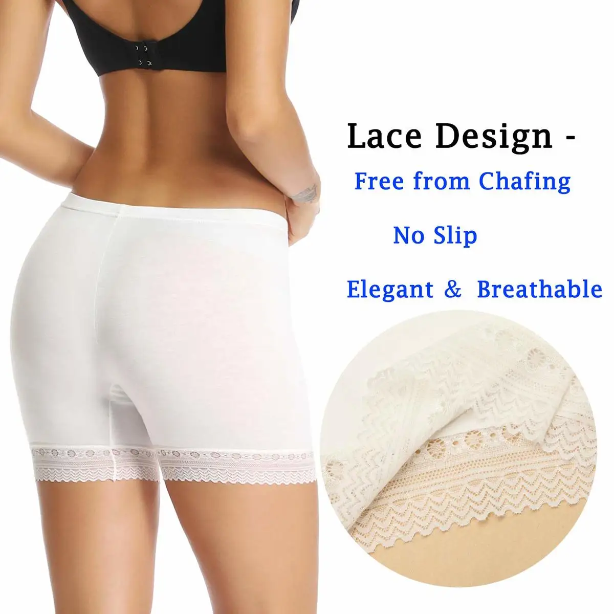 Женское кружевное нижнее белье безопасные короткие штаны тонкое Корректирующее