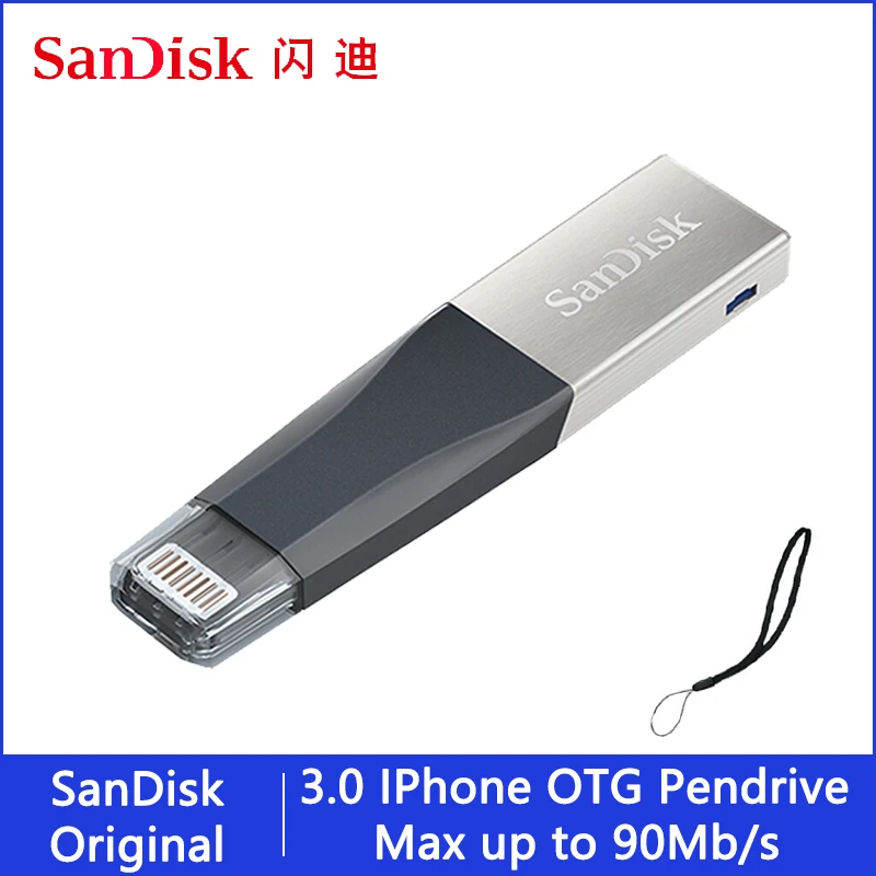 

USB-флеш-накопитель Sandisk Ixpand OTG объемом 64, 128, 128 ГБ, 256 ГБ, 64 ГБ, 32 ГБ, 3,0 Гб