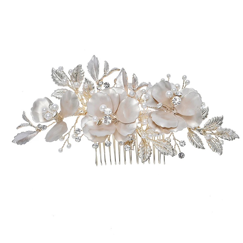 Светильник Золото Цвет цветочный гребень для волос свадебные аксессуары