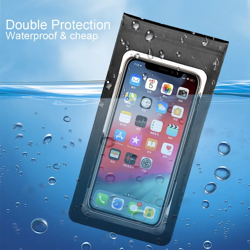 Waterproof Motorcycle Bicycle Mobile Phone Holder Stand For Cell Phone Support Case Bike Phone Mount Pouch Bag