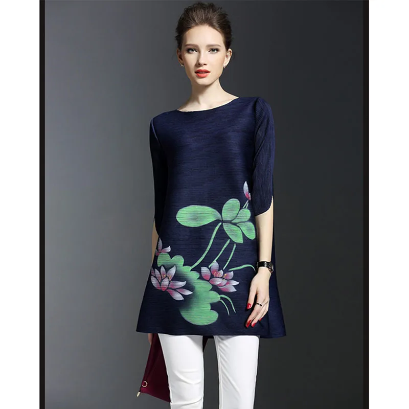 Новинка 2020 летняя женская футболка модная с круглым вырезом и рукавом до локтя