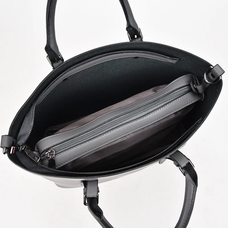 Women pu Leather women Handbags Female Shoulder bag designer Luxury Lady Tote Large Capacity Zipper shoulder JIULIN | Багаж и сумки