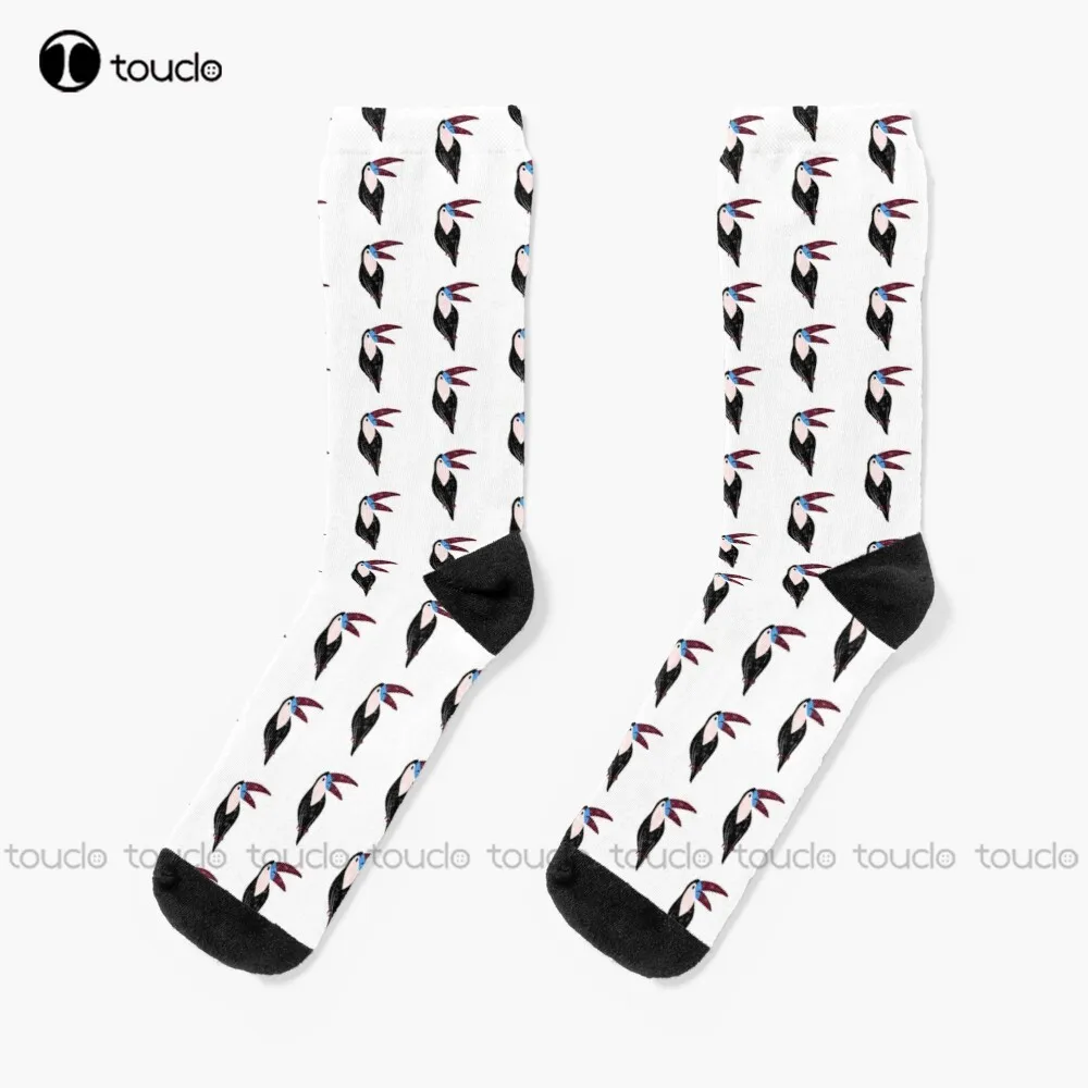 

Tropical Toucan Socks Unisex Adult Teen Youth Socks Personalized Custom 360° Digital Print Hd High Quality Christmas Gift