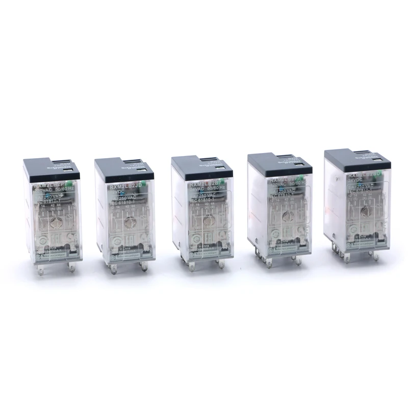5PCS Relay RXM2LB2BD RXM2LB2P7 RXM2LB2F7 RXZE1M2C 2CO 5A 24VDC 230VAC 120VAC Small Intermediate | Обустройство дома