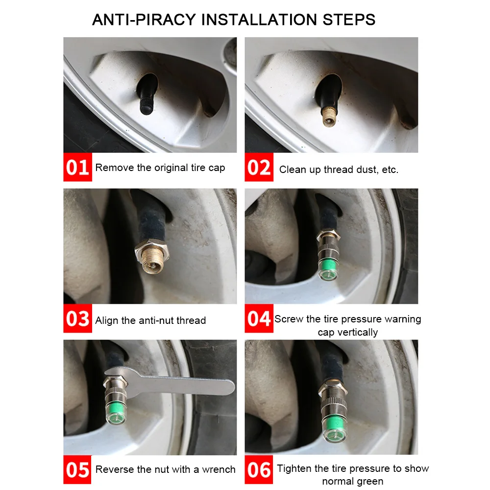 Car Tire Valve caps 4pcs Bolt-in Aluminum Theftproof car wheel nipple Tires Valves Tyre Stem Air Caps tapones valvula coche |