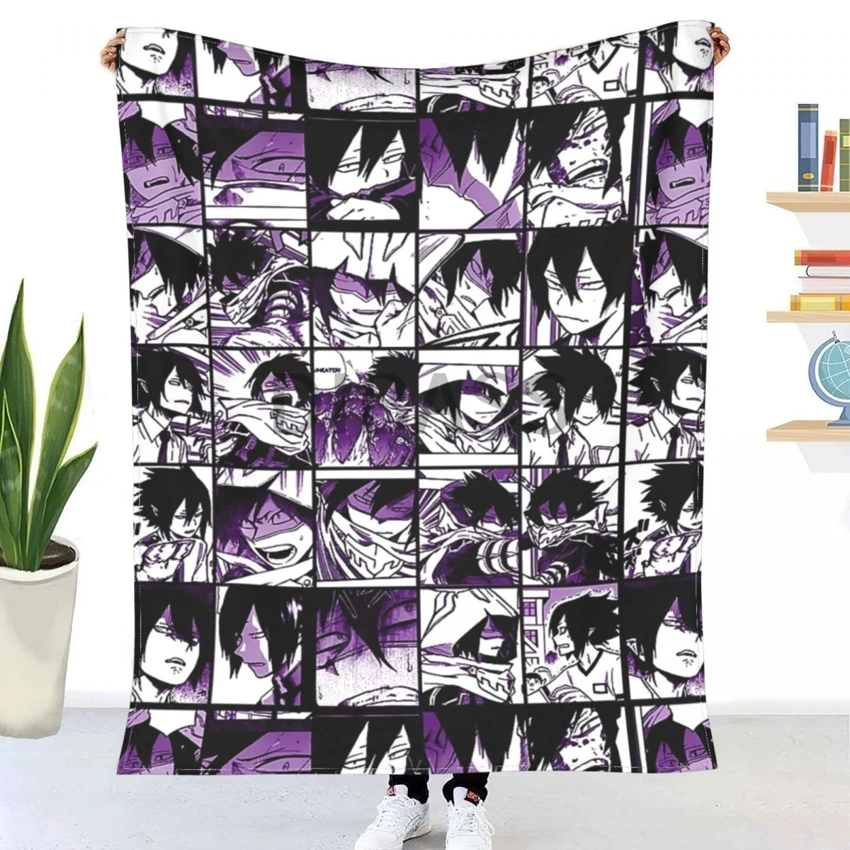 

Tamaki Amajiki Collage Color Version Throw Blanket 3D Printed Flannel Throw Blankets