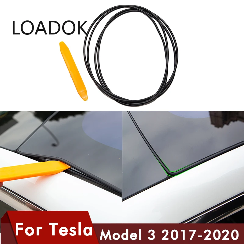 Автомобильный комплект шумоподавления бесшумная уплотнительная лента Tesla Model 3 1