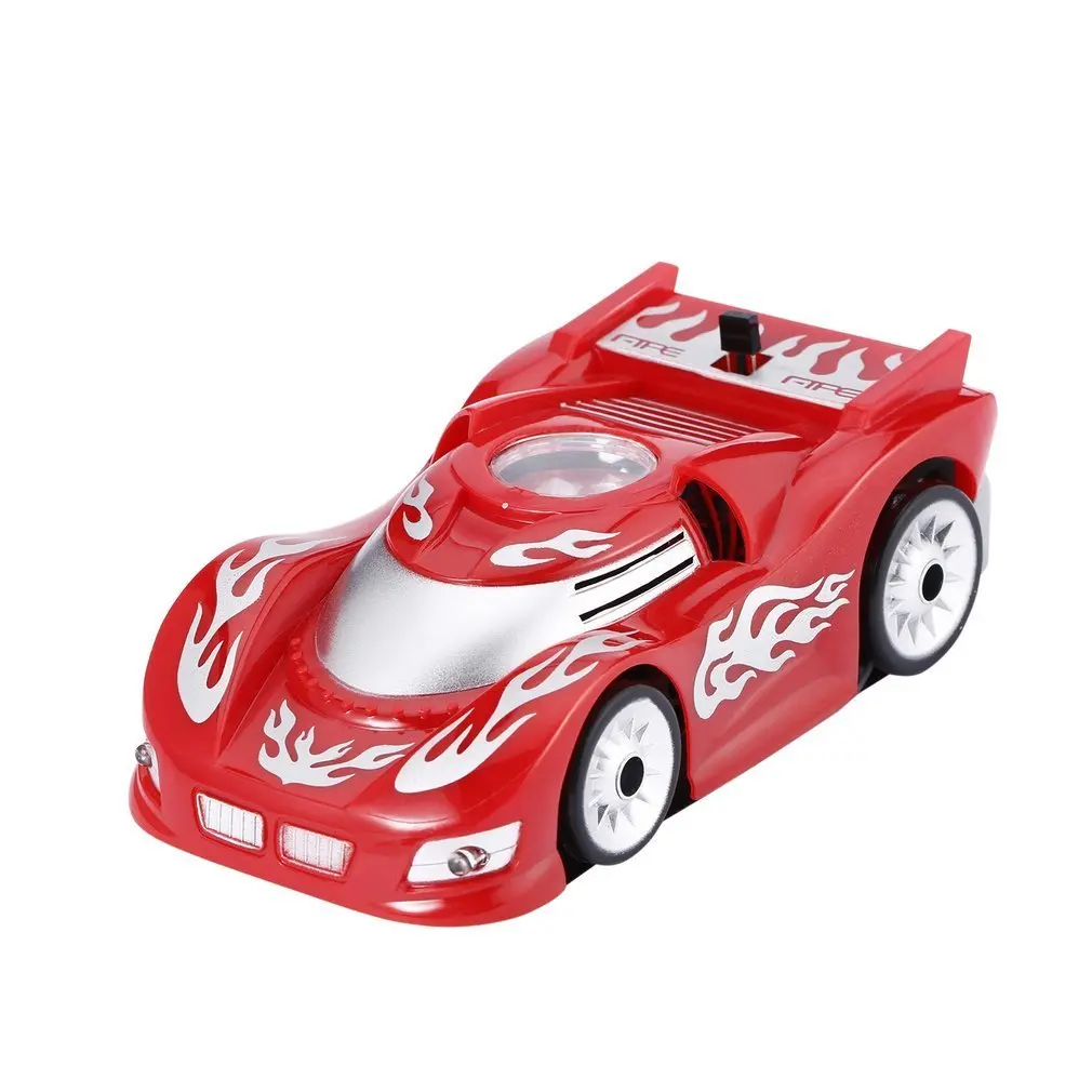 Red Настенный гоночный потолочный стеклянный скалолазание coche RC автомобиль нулевой гравитации пол альпинист Мини RC Racer дистанционное управление гусеничный Малыш игрушка - Цвет: Red