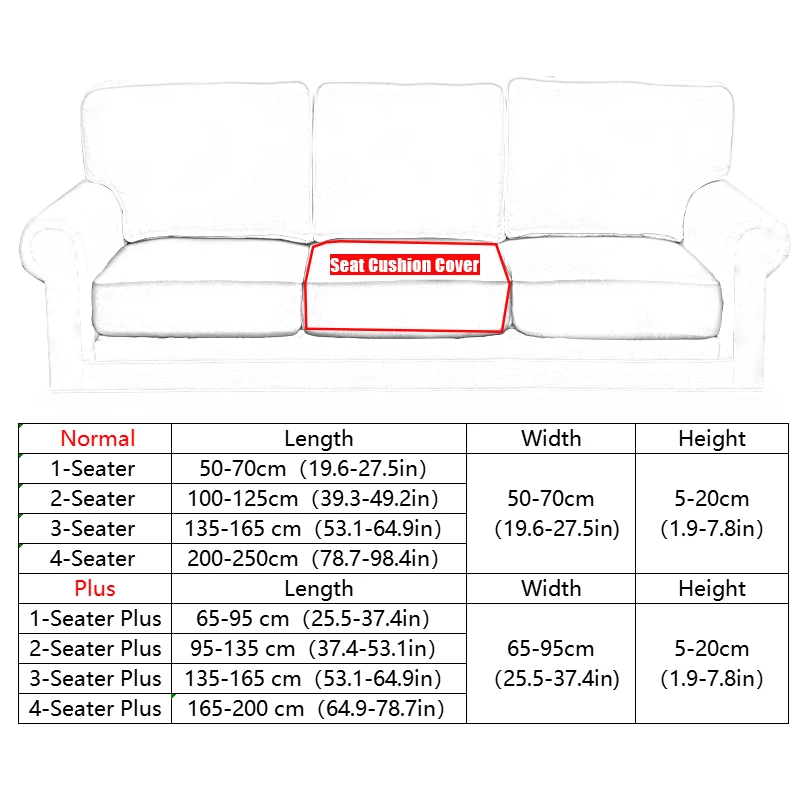 

Jacquard Elastic Sofa Cushion Cover,10 Colors Free Combination,Stretch Spandex Protective Case,Normal/Plus,1/2/3/4 Seater