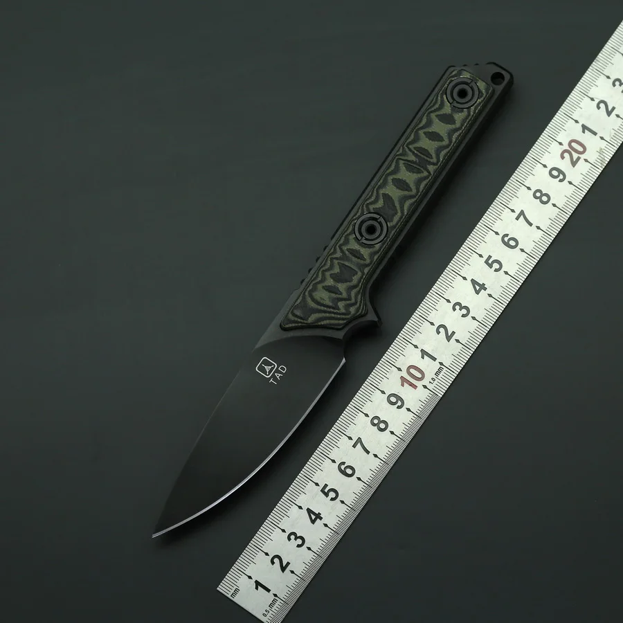

Фиксированный нож GODFUR A2 со стальным лезвием, рукоятка G10, тактические прямые ножи для кемпинга, охоты, выживания, практичные инструменты для ...