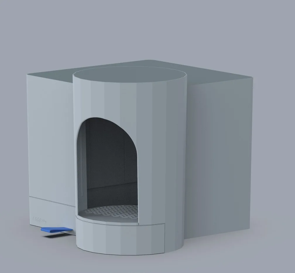 Полностью закрытый тип Автоматическая Индукционная лампа туалет для кошек