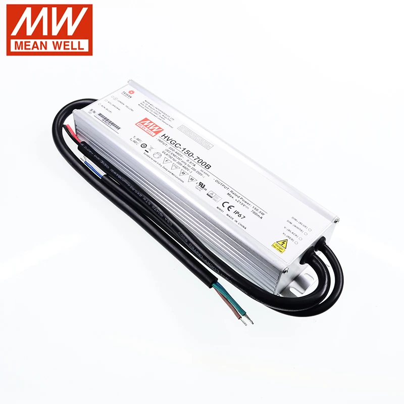 MEAN WELL HVGC-150 Series 12-428V 150W IP65 блок питания для светодиодного освещения с функцией PFC
