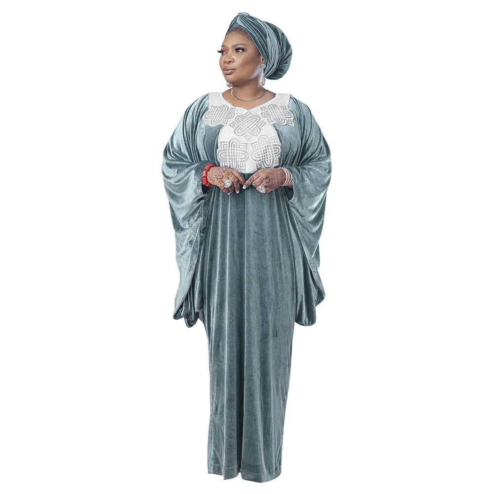 Рамадан ИД мусульманский бархатный вышивка абайя Африканское Дашики Платье Кардиган Арабский исламский хиджаб Jalabiya длинное платье платья