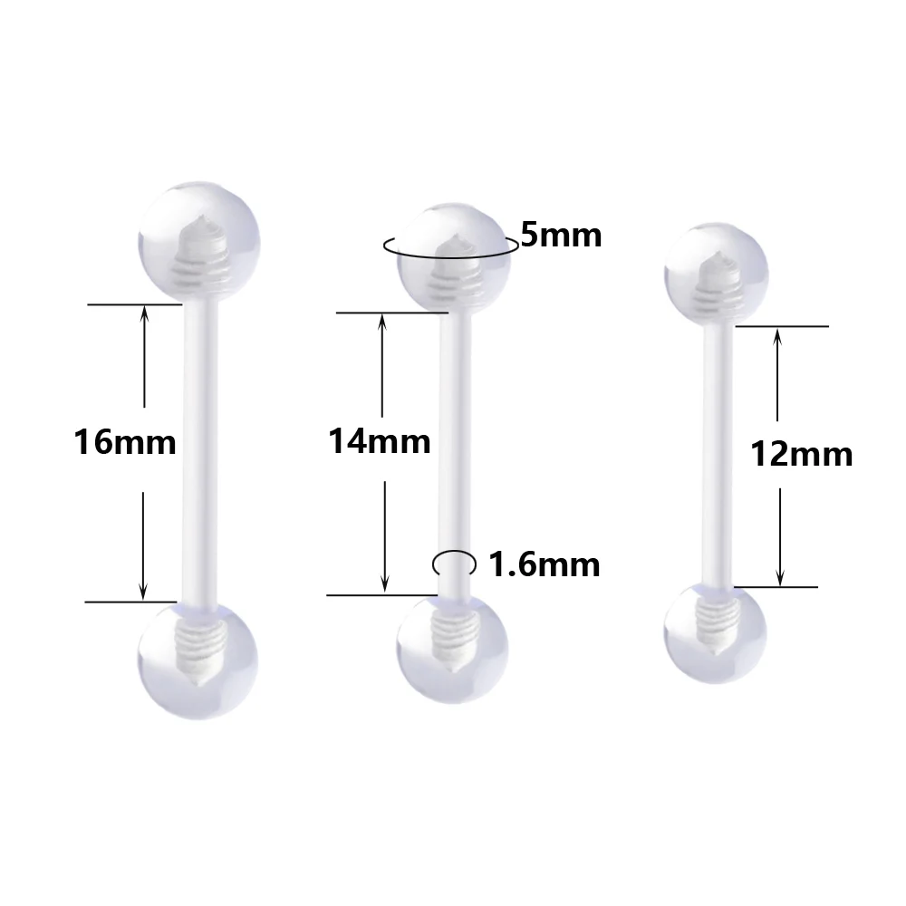 3 шт. женские прозрачные кольца для носа | Украшения и аксессуары