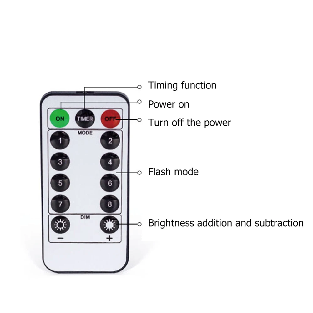

20LEDs Four Leaf Shamrock String Lights with Remote St Patrick Day Decor