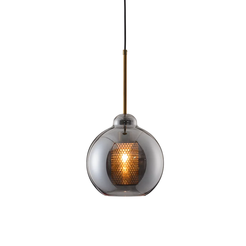 Скандинавский дизайнерский стеклянный подвесной светильник в стиле лофт