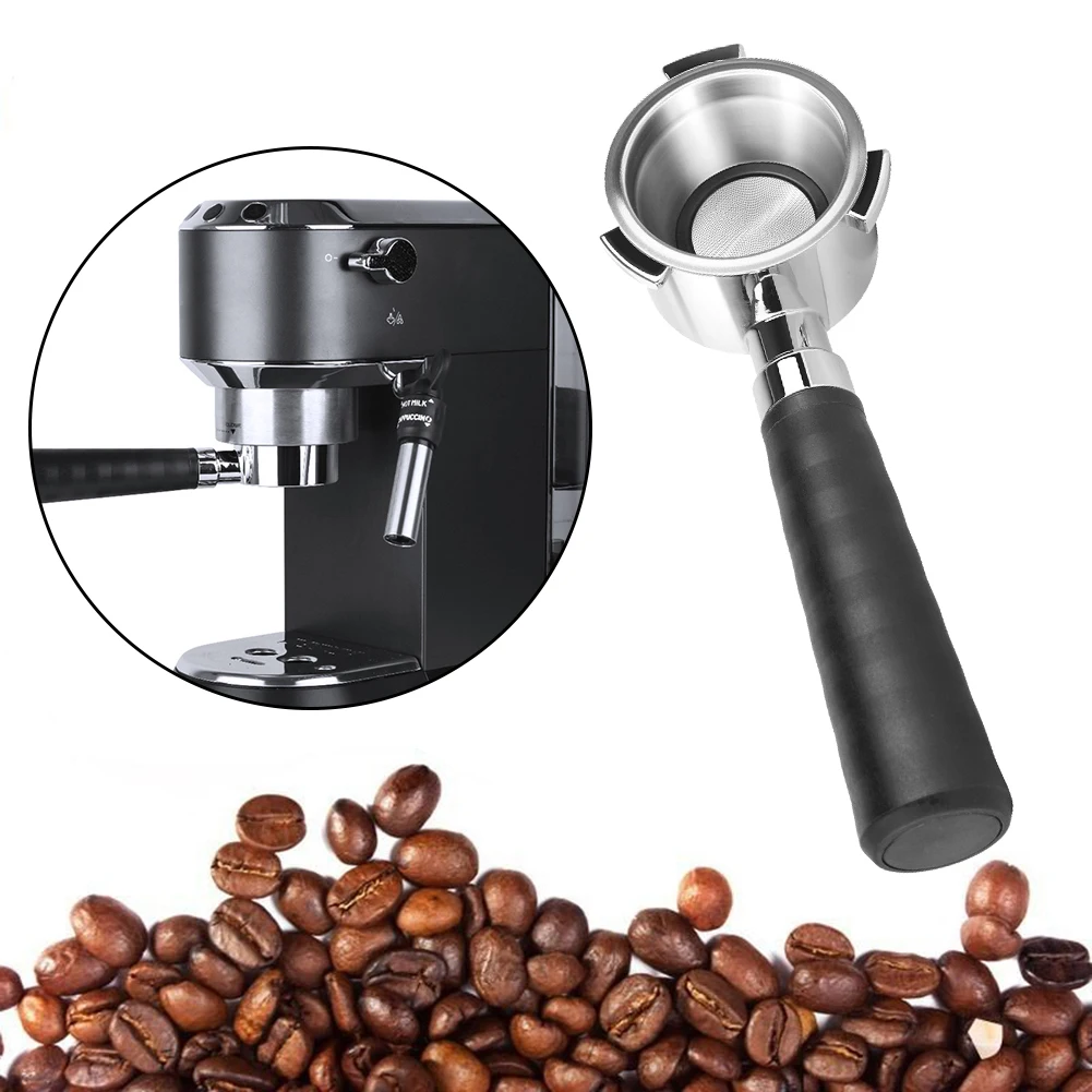 

Coffee Bottomless Portafilter Machine Non Pressurized Filter Basket 51mm Stainless Steel Handle Home Kitchen Filter Accessories