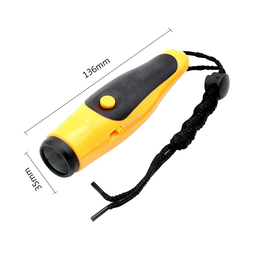 

125dB Electronic Whistle Referee Outdoor Survival Whistle with Lanyard Yellow for Outdoor Exercise Sport Ornaments
