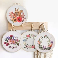 creative european embroidery diy material package beginner embroidery semi finished product kit