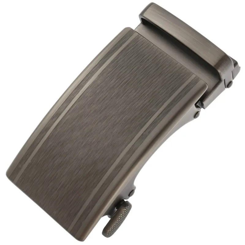 Ремень мужской деловой с автоматической пряжкой дизайнерский пояс зубчатым