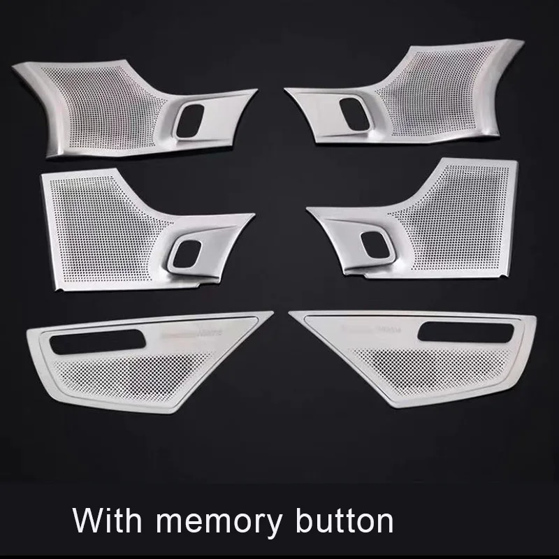 Acoustic speaker decoration stainless steel auto parts Car stickers Door Horn for volvo XC90 2015 2016 2017 2018 2019 2020 | Автомобили и