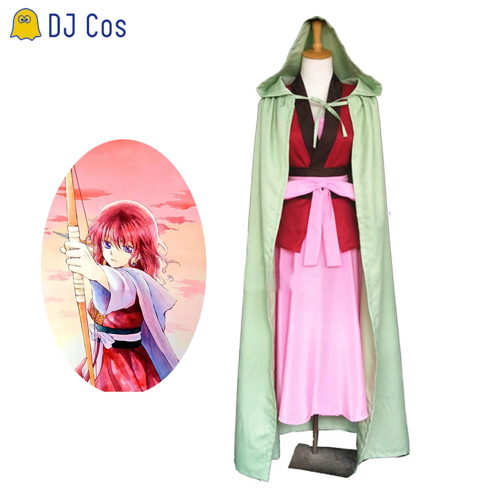 Akatsuki no Yona Косплей Костюм принцессы косплей кимоно костюм на рассвет аниме платье