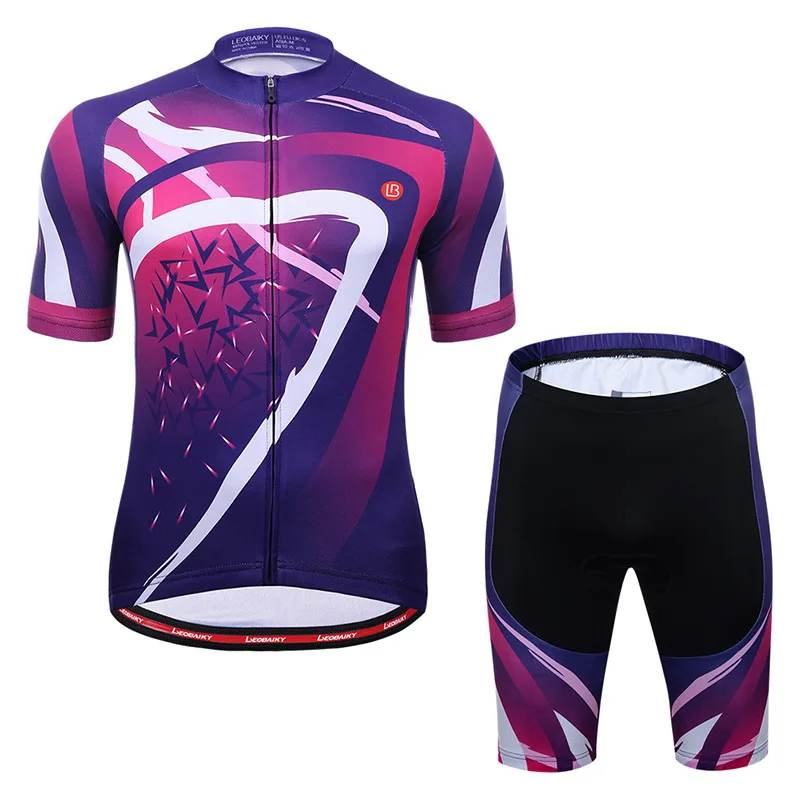 

Summer cycling jersey short sleeve suit mountain bike jersey factory