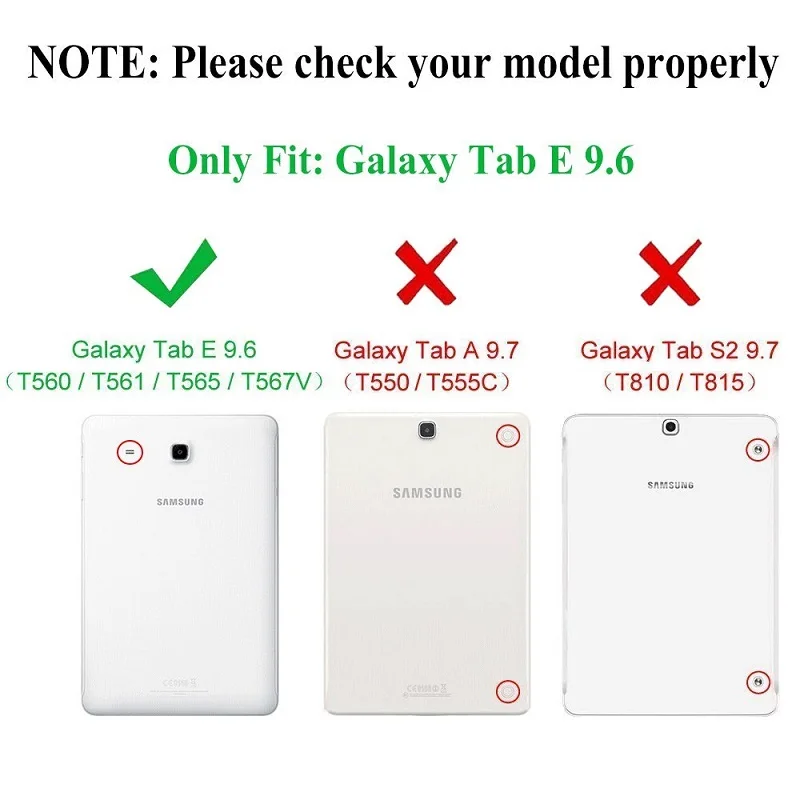 Чехол для Samsung Galaxy Tab E 9 6 с магнитной подставкой умный чехол функцией