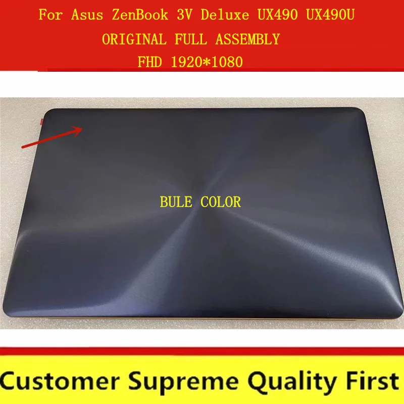 Оригинальный ЖК-экран для Asus ZenBook 3 Deluxe UX490 ux490u UX490UA стеклянная панель дисплея