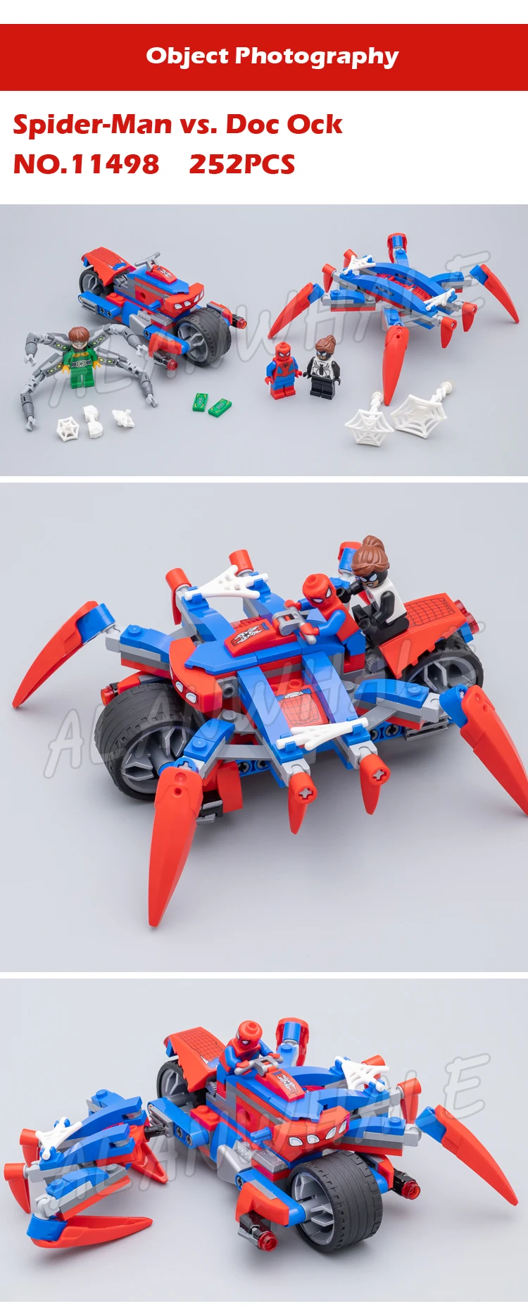 6types Revengers Super Fighter Spider Venom Crawler Jet Mech Ock Truck Bike Model Building Block Toys Compatible With Bricks | Игрушки и