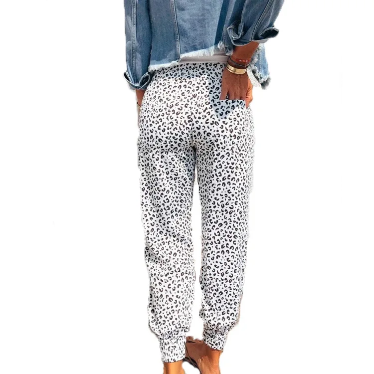 

Leopard Pencil Pants Women Clothing Harajuku Sweatpants Plus Size Woman Pants Mama Fashion 2021 Korean Style Clothes