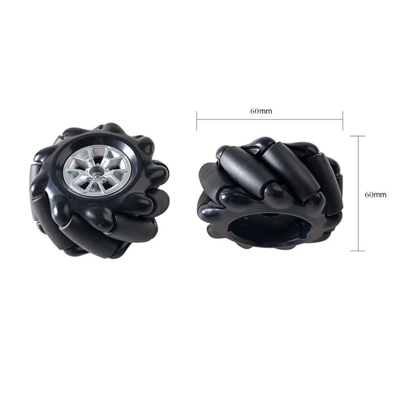 Шасси автомобиля 3 колеса 60 мм металлическая круглая панель | Игрушки и хобби