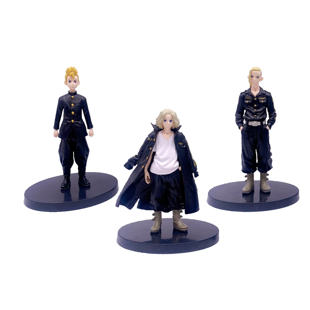 

Anime Figure Tokyo Revengers Hanagaki Takemichi Action Figure Draken/baji Keisuke/manjiro Sano/matsuno Chifuyu Figurine Toy 16Cm