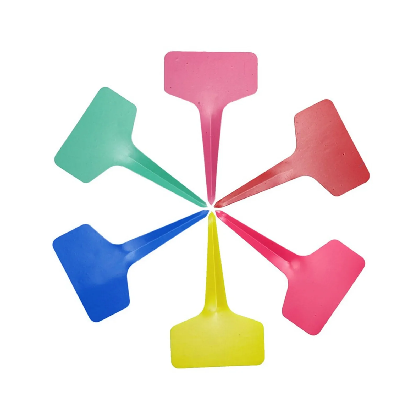 100 шт. пластиковые Т образные маркеры для растений лоток питомник садовые