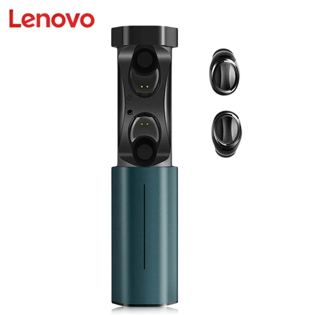 Black Lenovo Bluetooth наушники Air TWS True беспроводные наушники HIFI Двойные стерео музыкальные спортивные наушники с микрофоном для Z6 Lite Pro - Цвет: Black