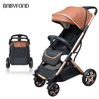 baby stroller high landscape ultra lightweight stroller can sit and lie down 0 3 years old folding travel carts