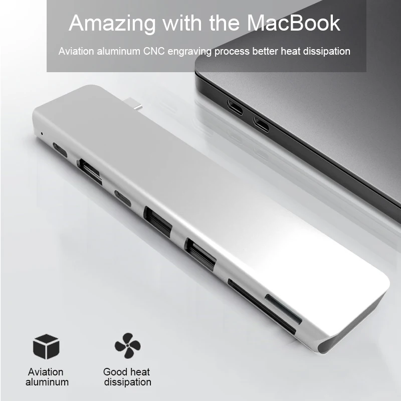 BKSCY USB C концентратор к HDMI type Hdmi 3 0 SD TF кардридер для Macbook huawei mate20 P30 glaxy S9 USB-C |