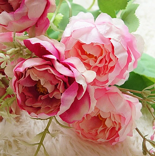 Искусственный цветок пион 1 шт. домашний сад для невесты свадьбы вечеринки сделай