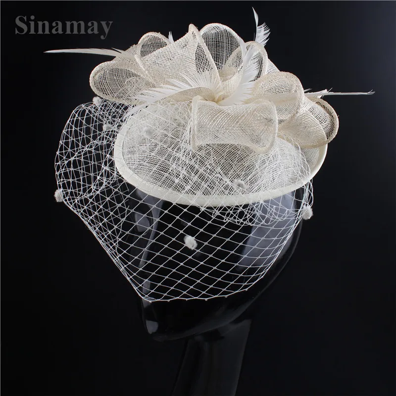 Женская обувь желтого цвета Sinamay для торжественного случая перо аксессуары