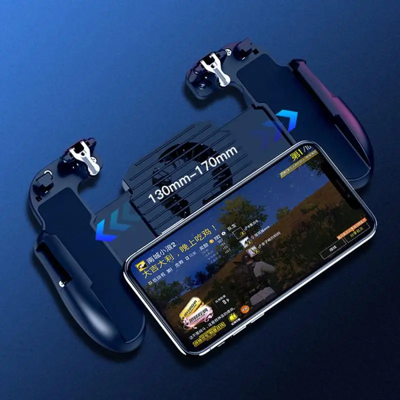Pubg мобильный игровой контроллер геймпад для huawei Xiaomi samsung Iphone 8 Xr Xs 7 6 вентилятор L1r1
