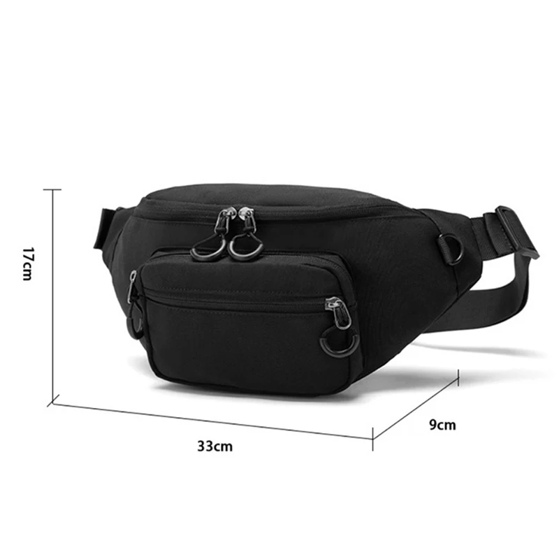 Мужская нагрудная сумка NIUCUNZH мужская на плечо из ткани Оксфорд мужские сумки
