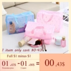 Прозрачная дорожная косметичка, вместительный портативный органайзер для покупок для ванной, водонепроницаемая Сумочка для туалетных принадлежностей