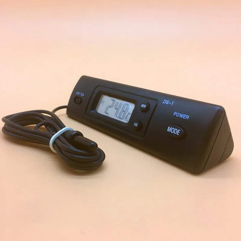 Цифровой Внутренний/наружный 1 домашний термометр для автомобиля авто ЖК дисплей