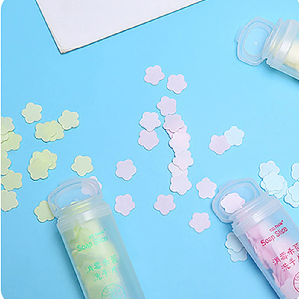 50/100 шт. одноразовая бумага для мыла портативное мини-мыло рук дорожное уличное