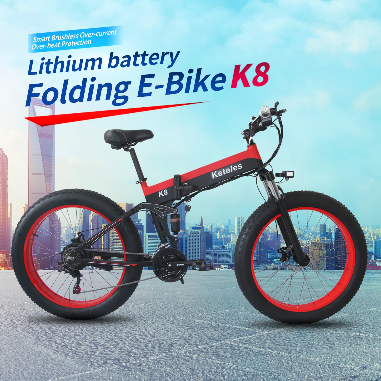 Kaufen 26 Zoll Elektrische Bike 800W Neue Super Ebene Schnee Bike Elektro Fahrrad Klapp Ebike 48V15Ah Elektrische Fahrrad 4,0 Fett Reifen E Bike