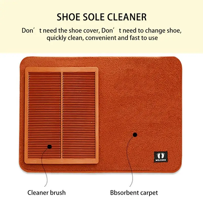 Удобный дезинфекционный коврик моющийся Коврик для пола влажный и сухой входной