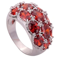 2020 new high qualtiy 6colors sparkling brilliant cz crystal ring for women girls wedding engagement jewelry rings wholesale
