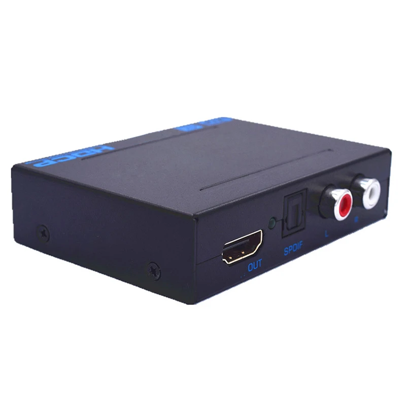 HDMI-совместимый с аудио экстрактор конвертер адаптер SPDIF + R/L 4K ARC EDID Настройка * 2K |