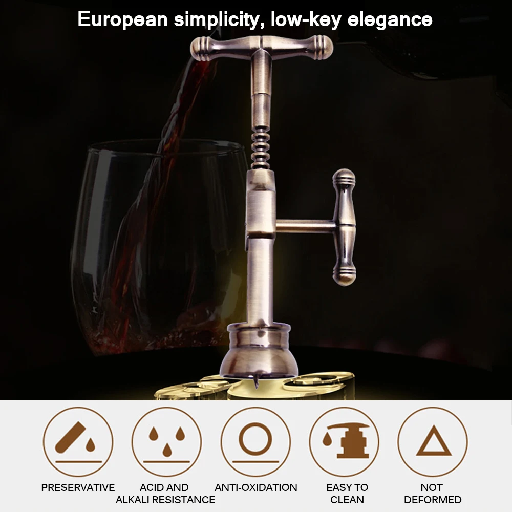 Открывалка для вина металлическая открывалка старинная стойка в винтажном стиле